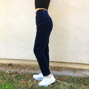 VINTAGE navy blue corduroy pants